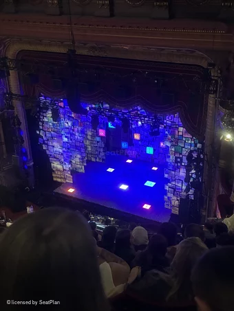 Palace Theatre Grand Tier K4 view from seat photo