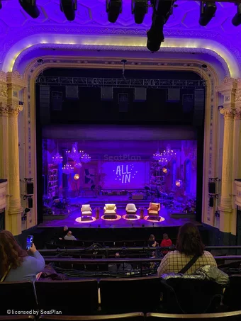 Hudson Theatre Dress Circle D107 view from seat photo