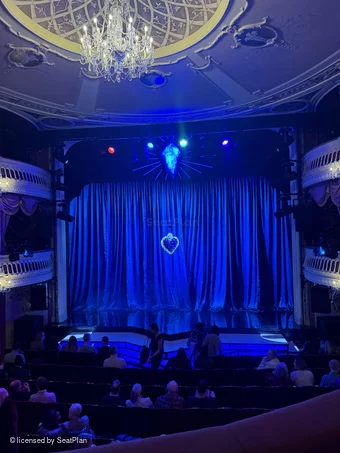 Criterion Theatre Dress Circle B12 view from seat photo
