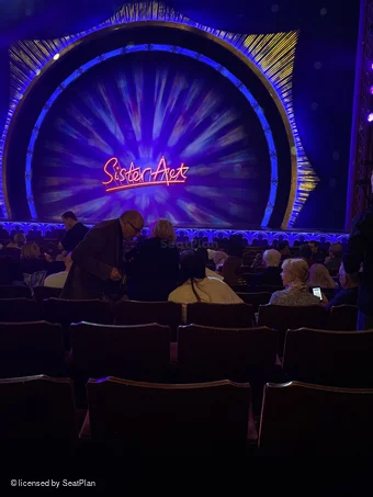 Dominion Theatre Stalls L19 view from seat photo