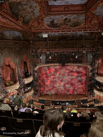 Lyceum Theatre Grand Circle F29 view from seat photo