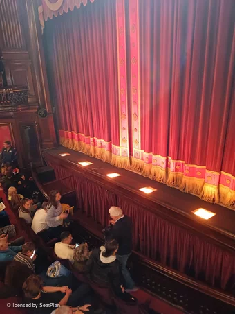 St Martin's Theatre Dress Circle A26 view from seat photo