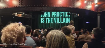 Royal Court Theatre Stalls M7 view from seat photo