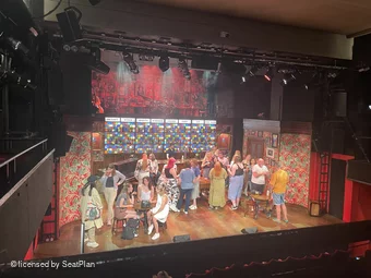 Arts Theatre Circle A14 view from seat photo