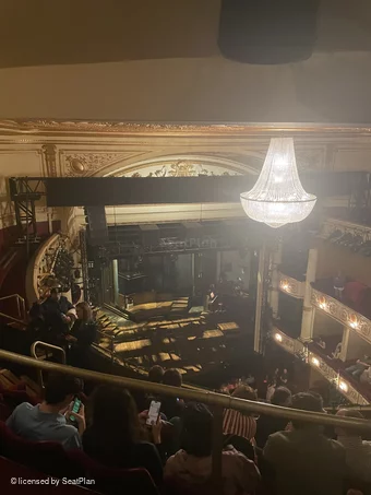Lyric Theatre Balcony E21 view from seat photo