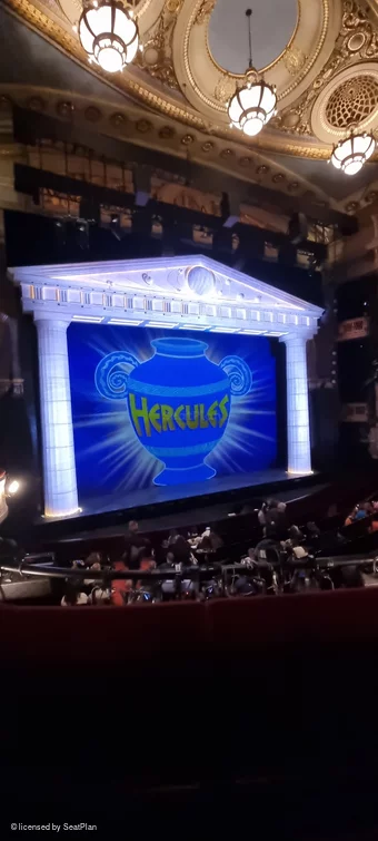 Theatre Royal Drury Lane Royal Circle B40 view from seat photo