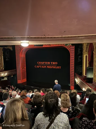 Phoenix Theatre Dress Circle H1 view from seat photo