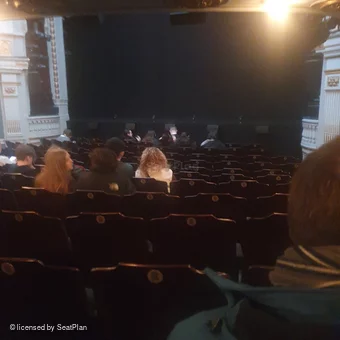 Ambassadors Theatre Stalls M1 view from seat photo