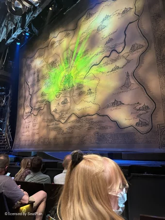 Gershwin Theatre Orchestra EE4 view from seat photo