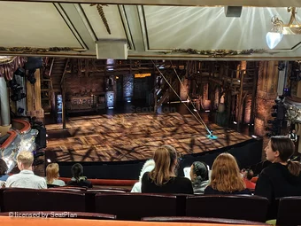 Victoria Palace Theatre Albert Box A4 view from seat photo
