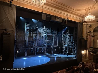 Music Box Theatre Mezzanine B7 view from seat photo