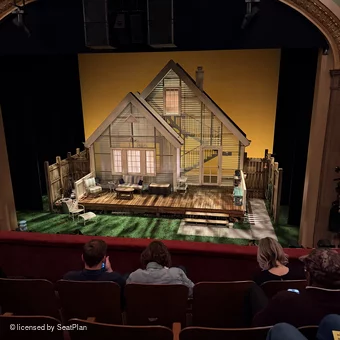 Booth Theatre Mezzanine D113 view from seat photo