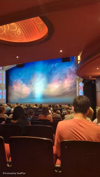Prince of Wales Theatre Stalls P2 view from seat photo