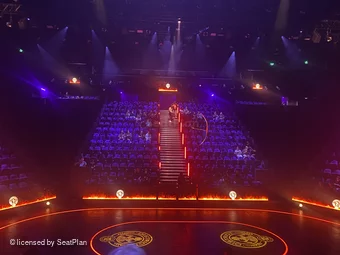 Troubadour Canary Wharf Theatre District 9 F19 view from seat photo