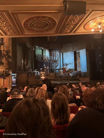 Walter Kerr Theatre Orchestra P7 view from seat photo
