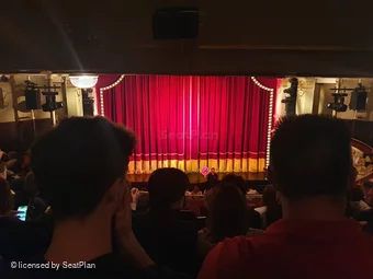 Garrick Theatre Dress Circle E16 view from seat photo