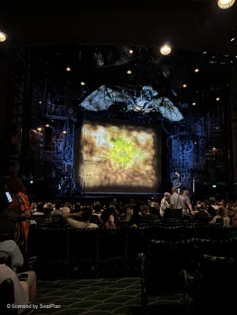 Apollo Victoria Theatre Stalls U39 view from seat photo