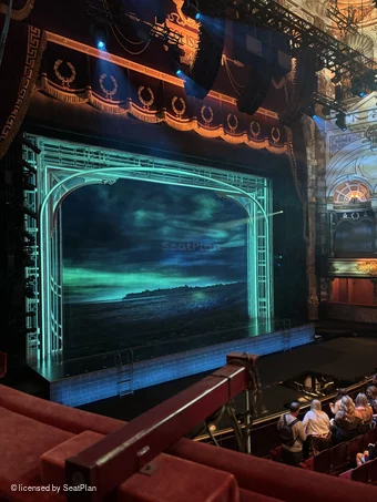 London Coliseum Dress Circle A61 view from seat photo