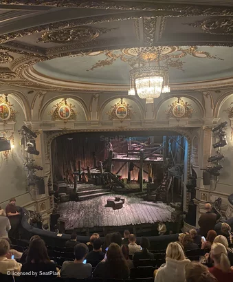Ambassadors Theatre Circle J11 view from seat photo