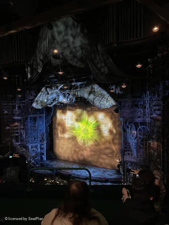 Apollo Victoria Theatre Dress Circle D7 view from seat photo