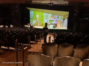 Studio 54 Theatre Orchestra N6 view from seat photo