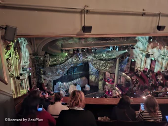 His Majesty's Theatre Balcony D32 view from seat photo