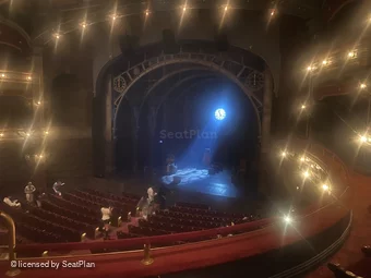 Lyric Theatre Dress Circle C6 view from seat photo