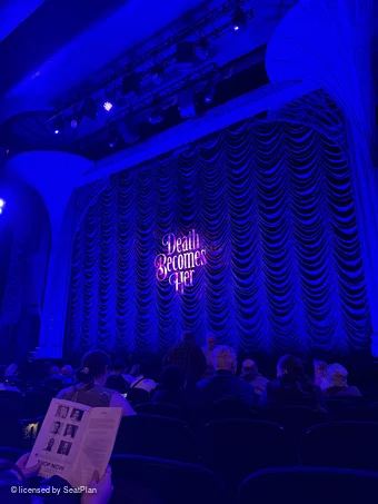 Lunt-Fontanne Theatre Orchestra K10 view from seat photo