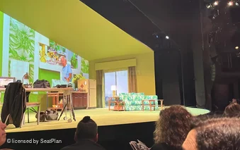 Studio 54 Theatre Orchestra C7 view from seat photo