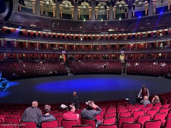 Royal Albert Hall Stalls H 11 18 view from seat photo