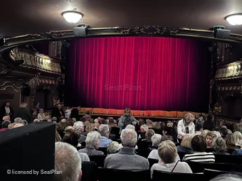 Apollo Theatre Stalls W13 view from seat photo