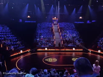Troubadour Canary Wharf Theatre District 5 J70 view from seat photo