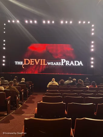 Dominion Theatre Stalls L24 view from seat photo