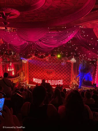 Al Hirschfeld Theatre Mezzanine P4 view from seat photo