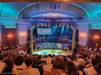 St James Theatre Mezzanine N109 view from seat photo