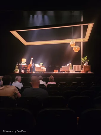 Hayes Theater Orchestra H106 view from seat photo