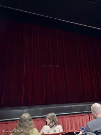 Peacock Theatre Stalls D20 view from seat photo