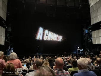 Sadler's Wells Stalls K23 view from seat photo