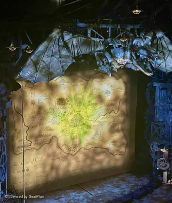 Apollo Victoria Theatre Dress Circle F43 view from seat photo