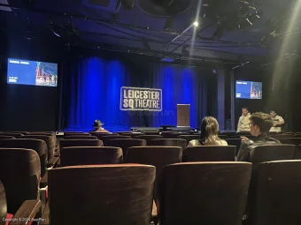 Leicester Square Theatre Stalls H17 view from seat photo