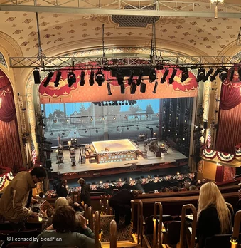 Bernard B. Jacobs Theatre Mezzanine K1 view from seat photo