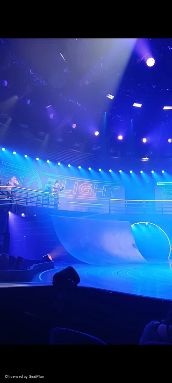 Wembley Park Theatre First Class Carriage 2 CC17 view from seat photo