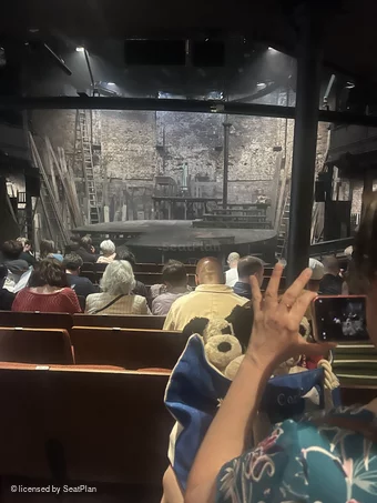 Almeida Theatre Stalls H17 view from seat photo