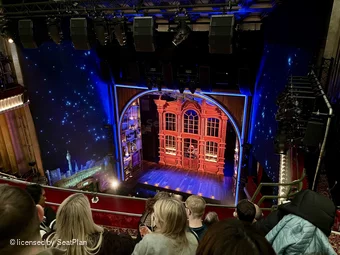 Savoy Theatre Upper Circle E1 view from seat photo