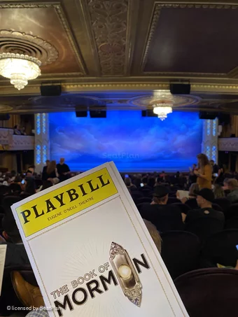 Eugene O'Neill Theatre Orchestra T106 view from seat photo