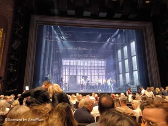 Prince Edward Theatre Stalls K23 view from seat photo