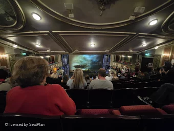 Sondheim Theatre Dress Circle K17 view from seat photo