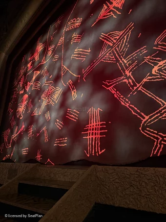 Lyceum Theatre Stalls A15 view from seat photo