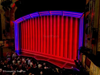 Shubert Theatre Mezzanine G24 view from seat photo