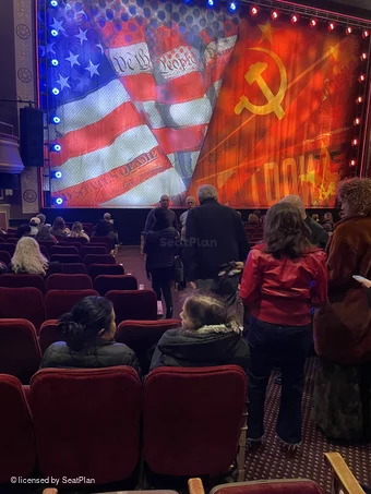 Imperial Theatre Orchestra N5 view from seat photo